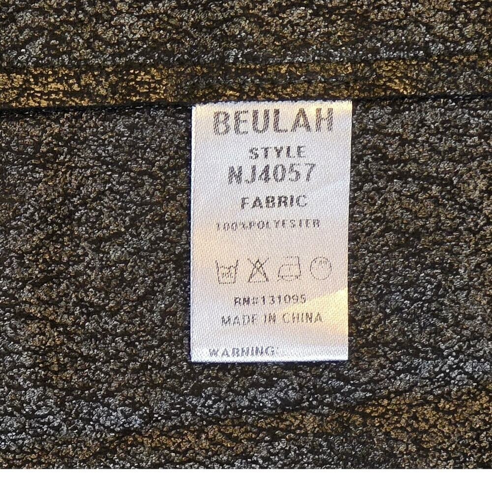 Beulah Ladies Shimmery Open Front Sweater/Jacket EUC‎ - Picture 7 of 9